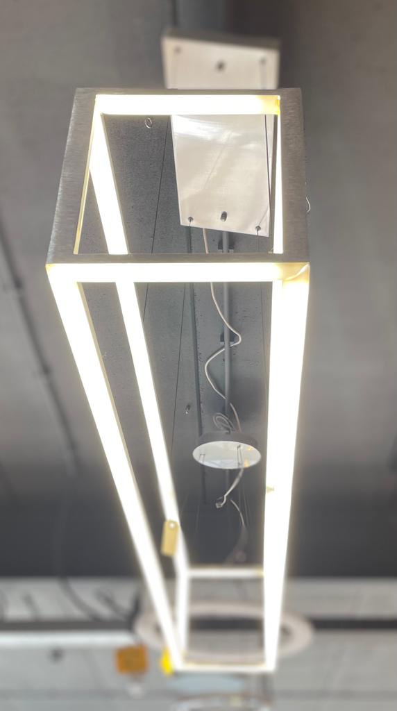 Led plafondlamp vierkant