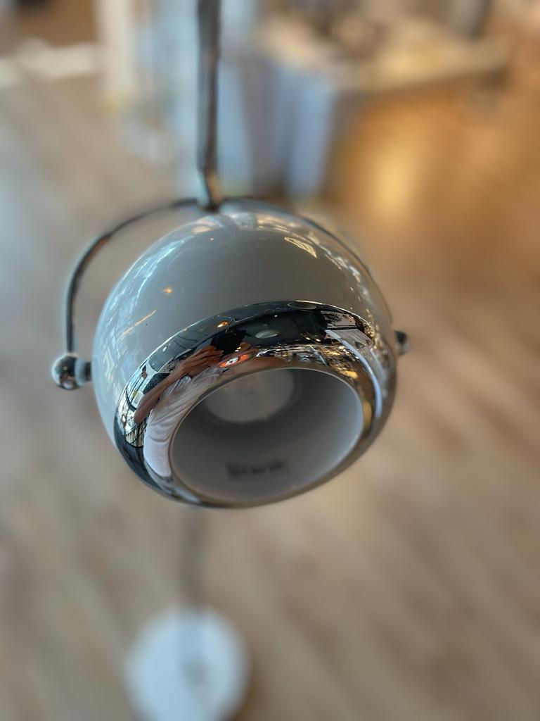 Klassieke vloerlamp wit