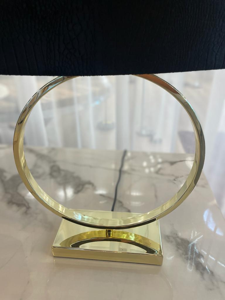 Tafellamp goud klein