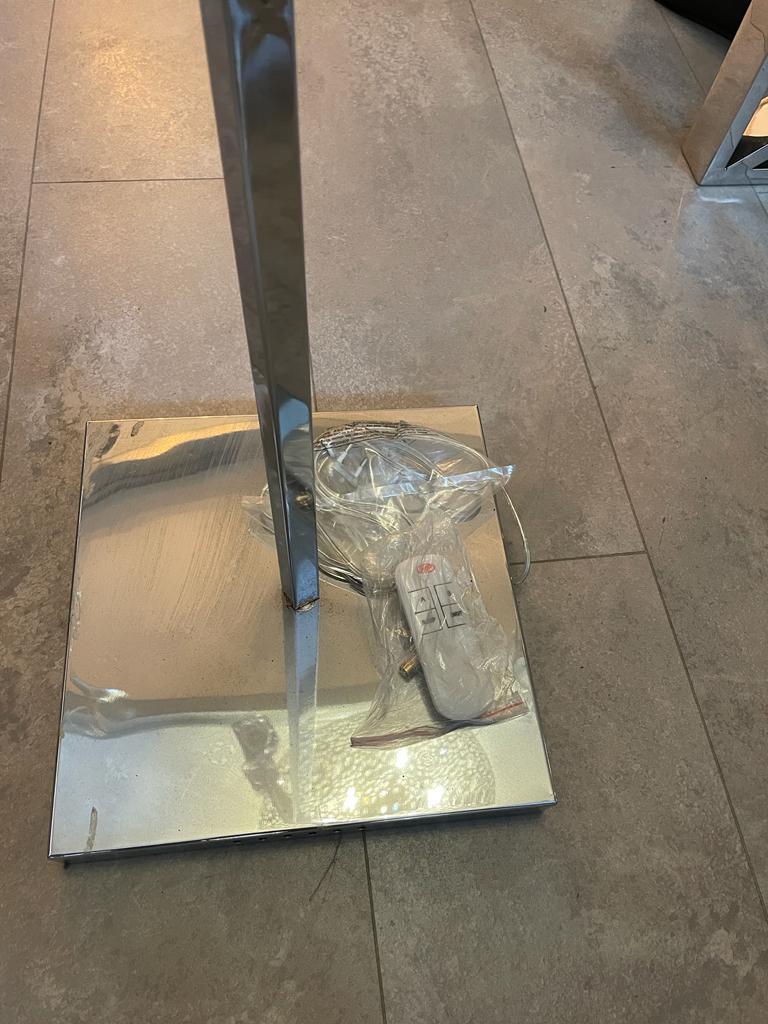 Vloerlamp 4 glazen lampen