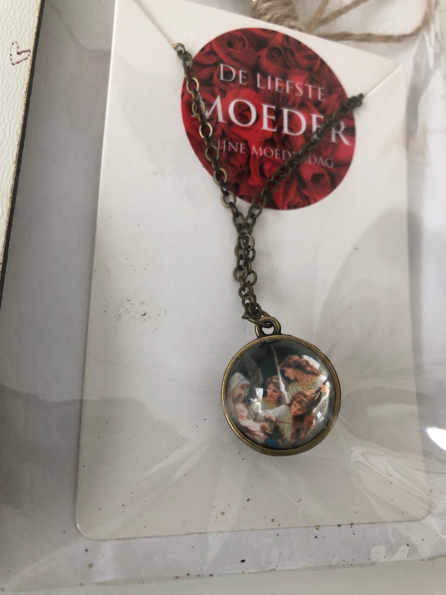 Oma kaart met ketting