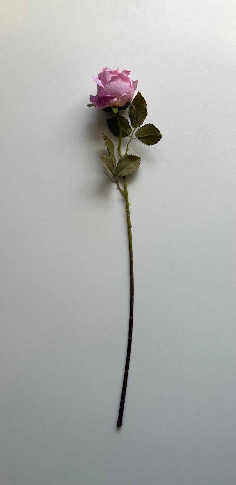 Luxe Roos halfopen XL 66x8cm roze (nummer 3)