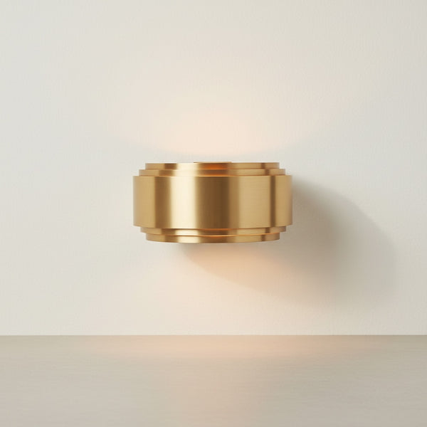 Luxe Design Wandlamp - Zwart en Goud - 30cm