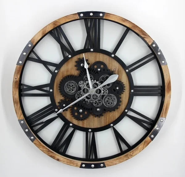 Wandklok Romeinse cijfers