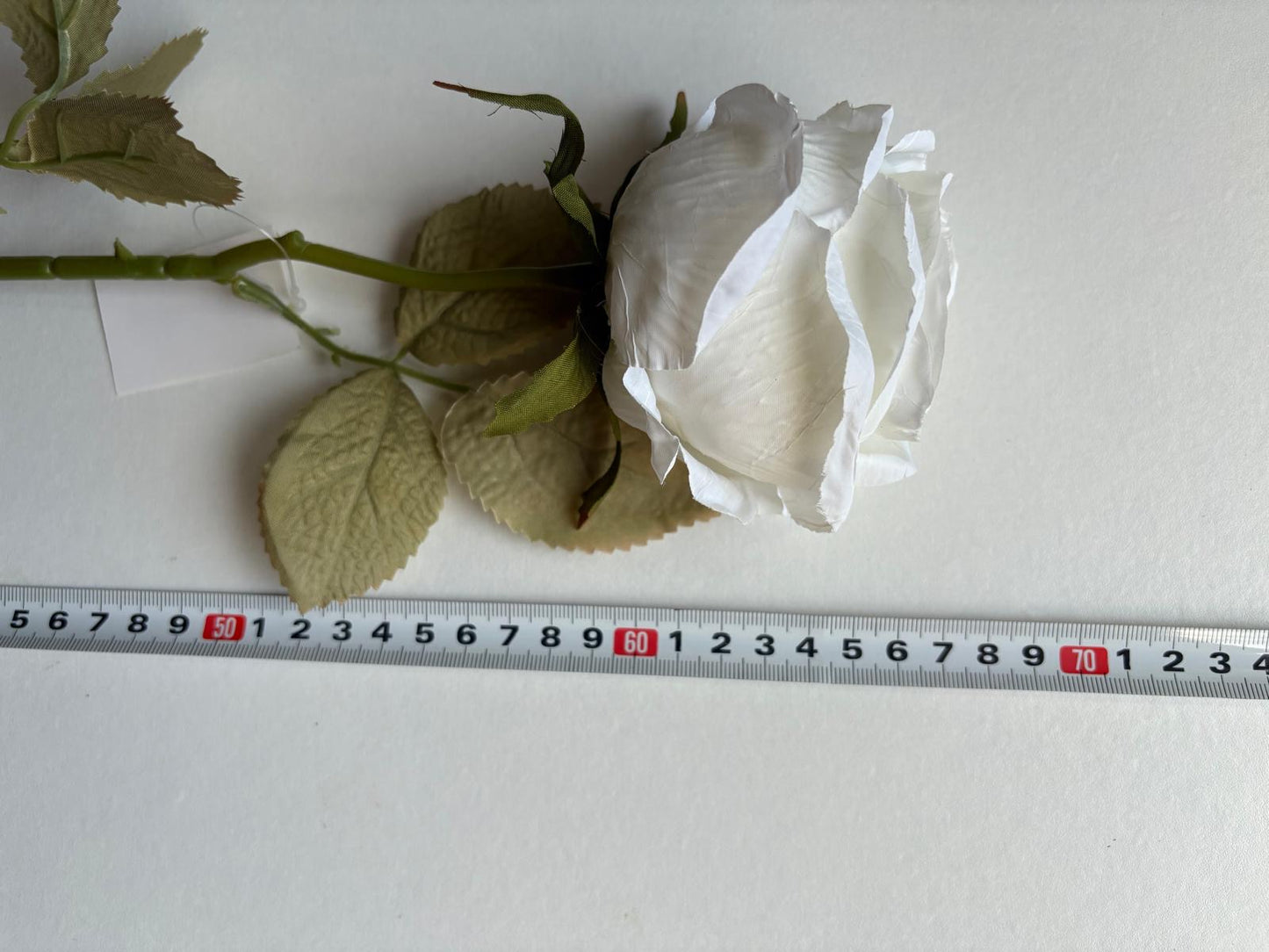 Luxe Roos halfopen XL 66x8cm roze (nummer 3)