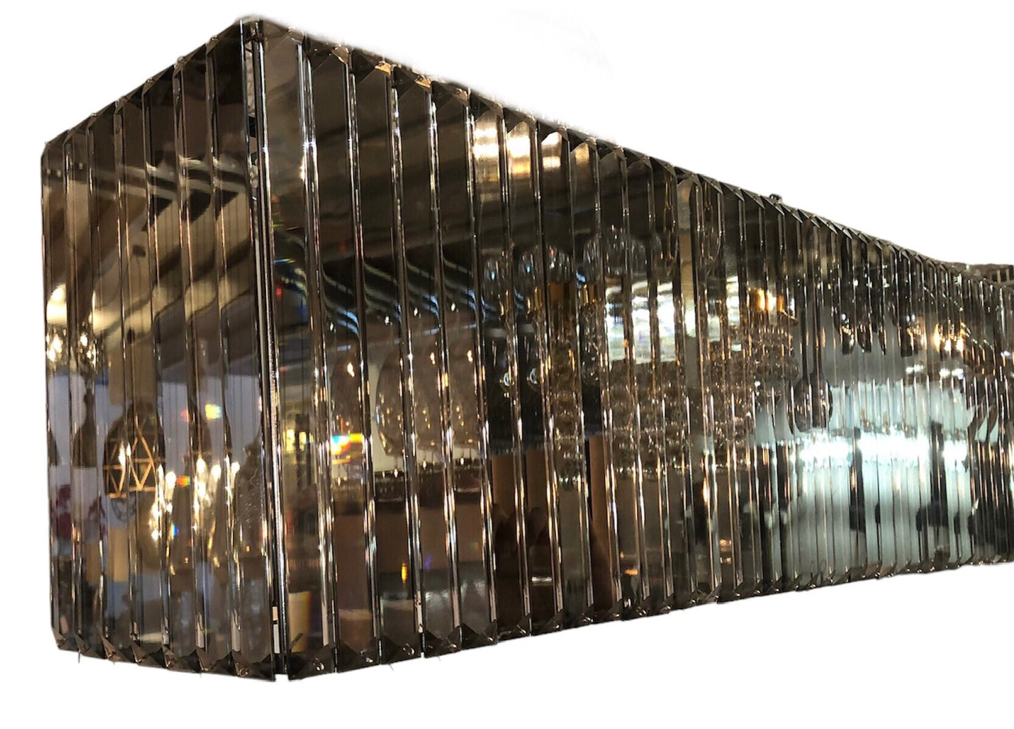 Kroonluchter smokey 100cm