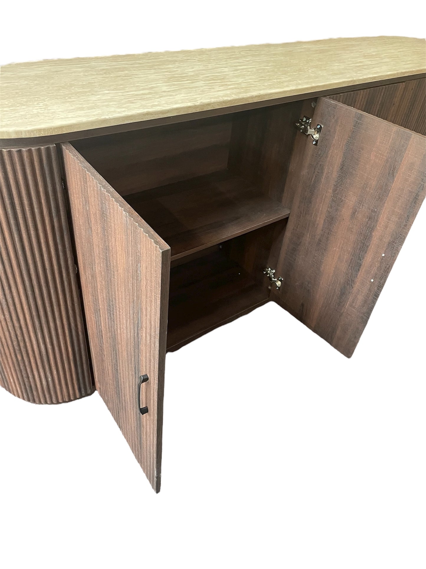 Dressoir Kimberly Travertin crème 200cm