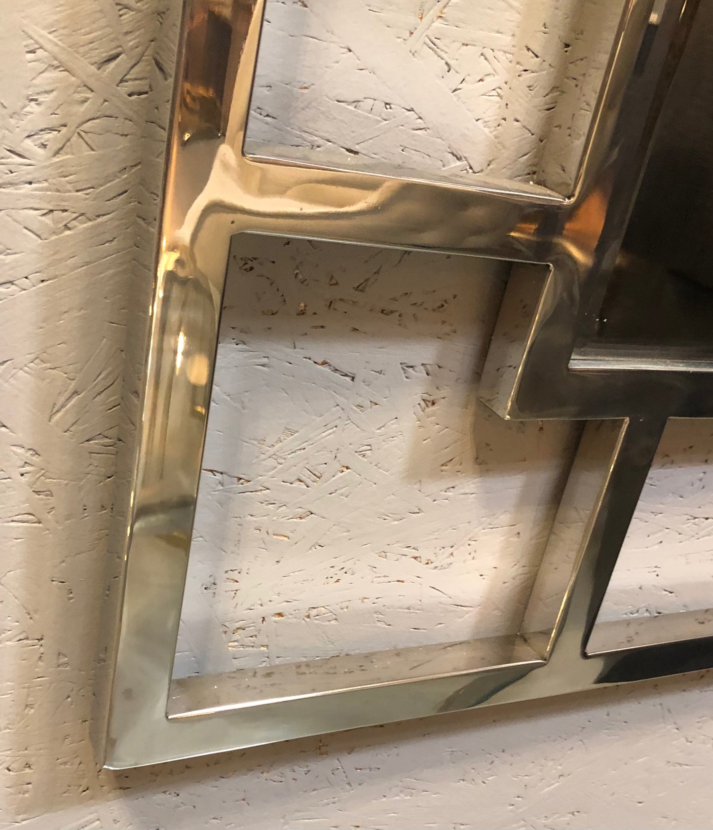 Design spiegel zilver