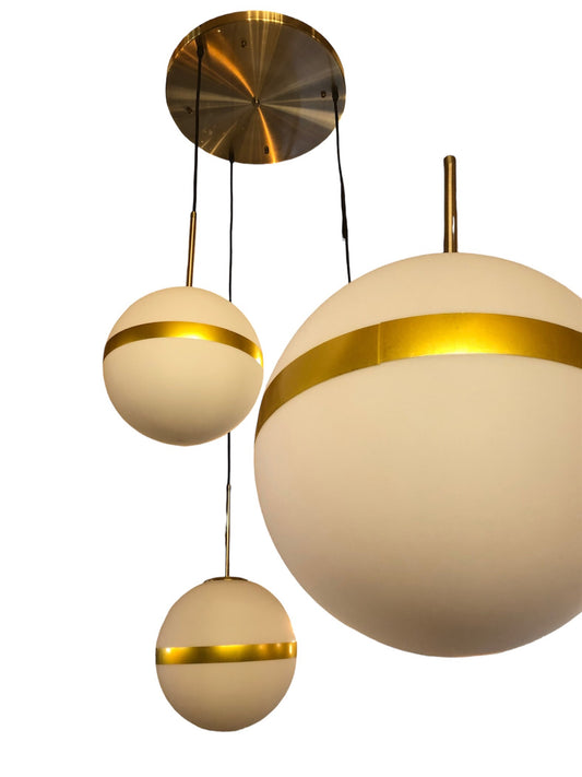 Design plafondlamp gouden ring