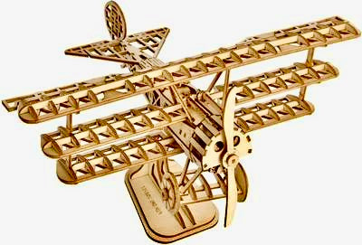Vliegtuig 3D puzzel