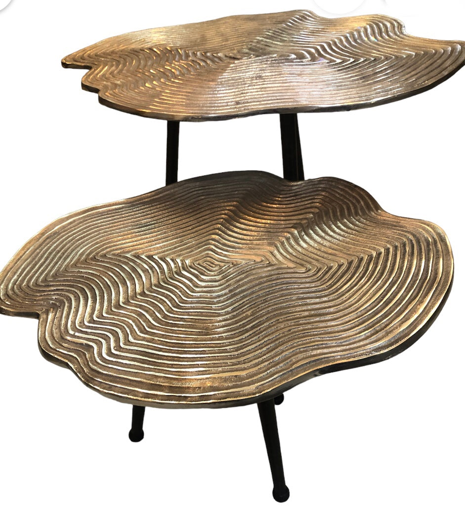 Design salontafel zilver
