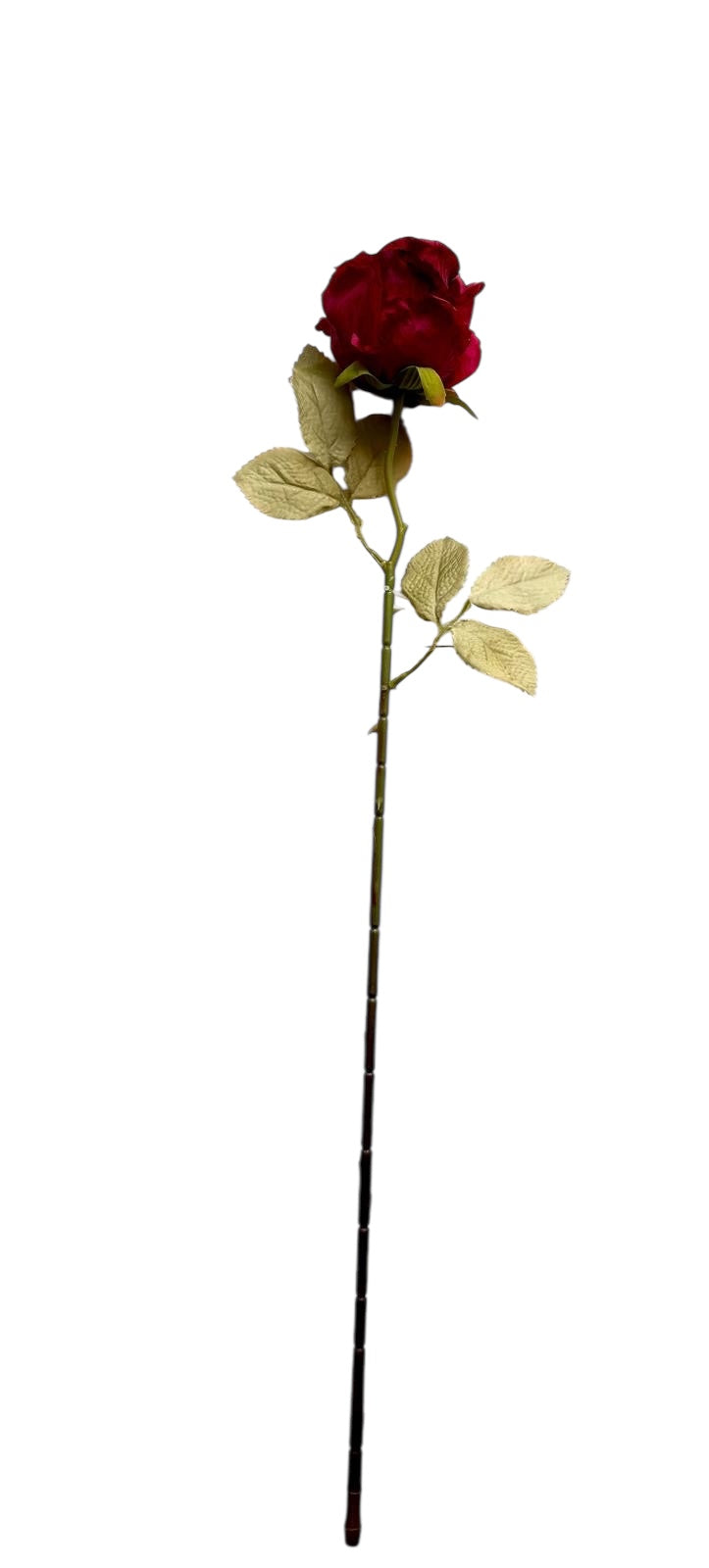 Luxe Roos halfopen XL 66x8cm wit (nummer 2)