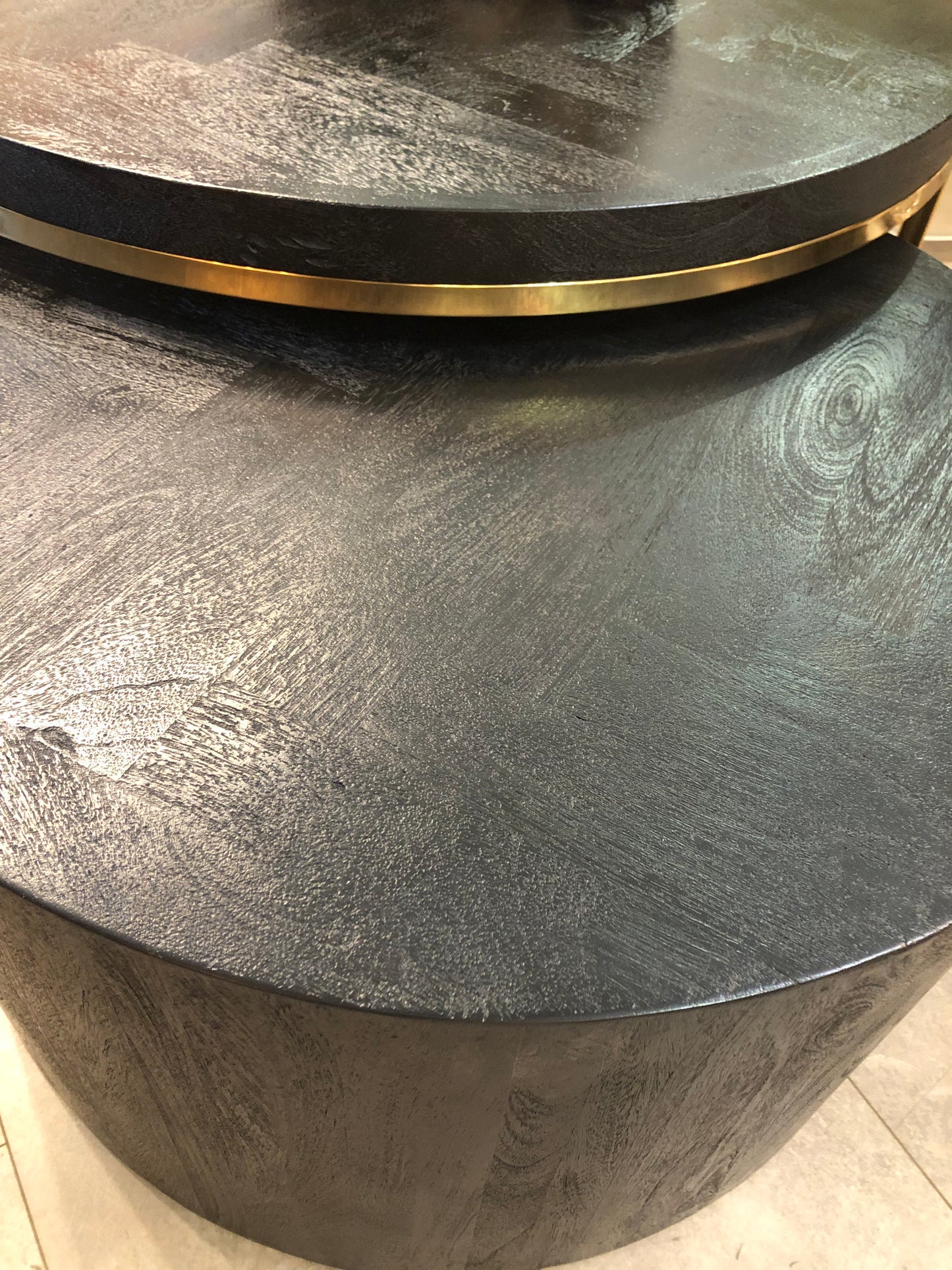 Salontafel Doblo design zwart/zwart