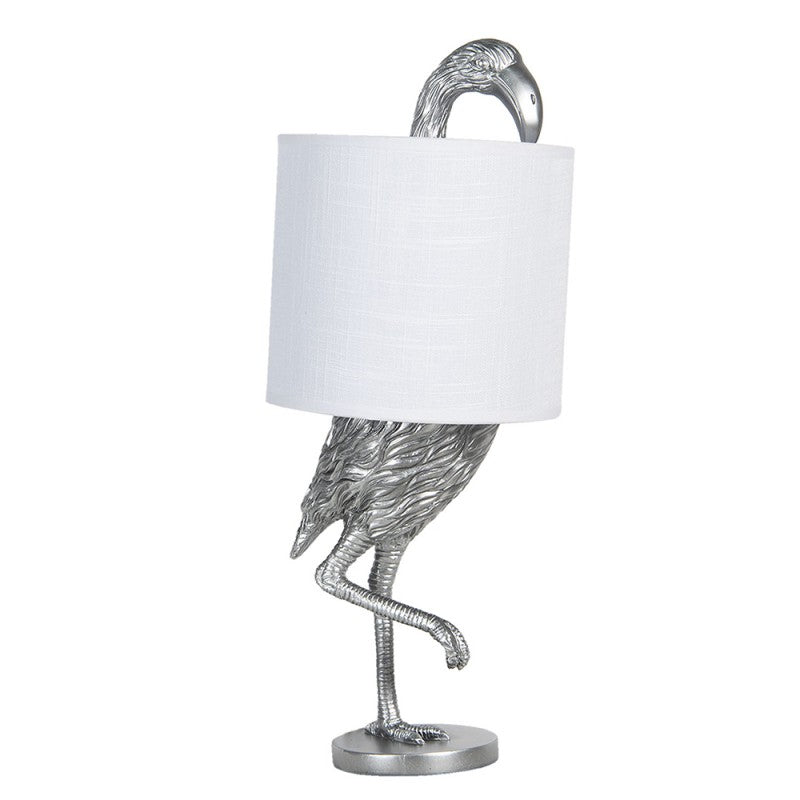 Tafellamp flamingo met kap