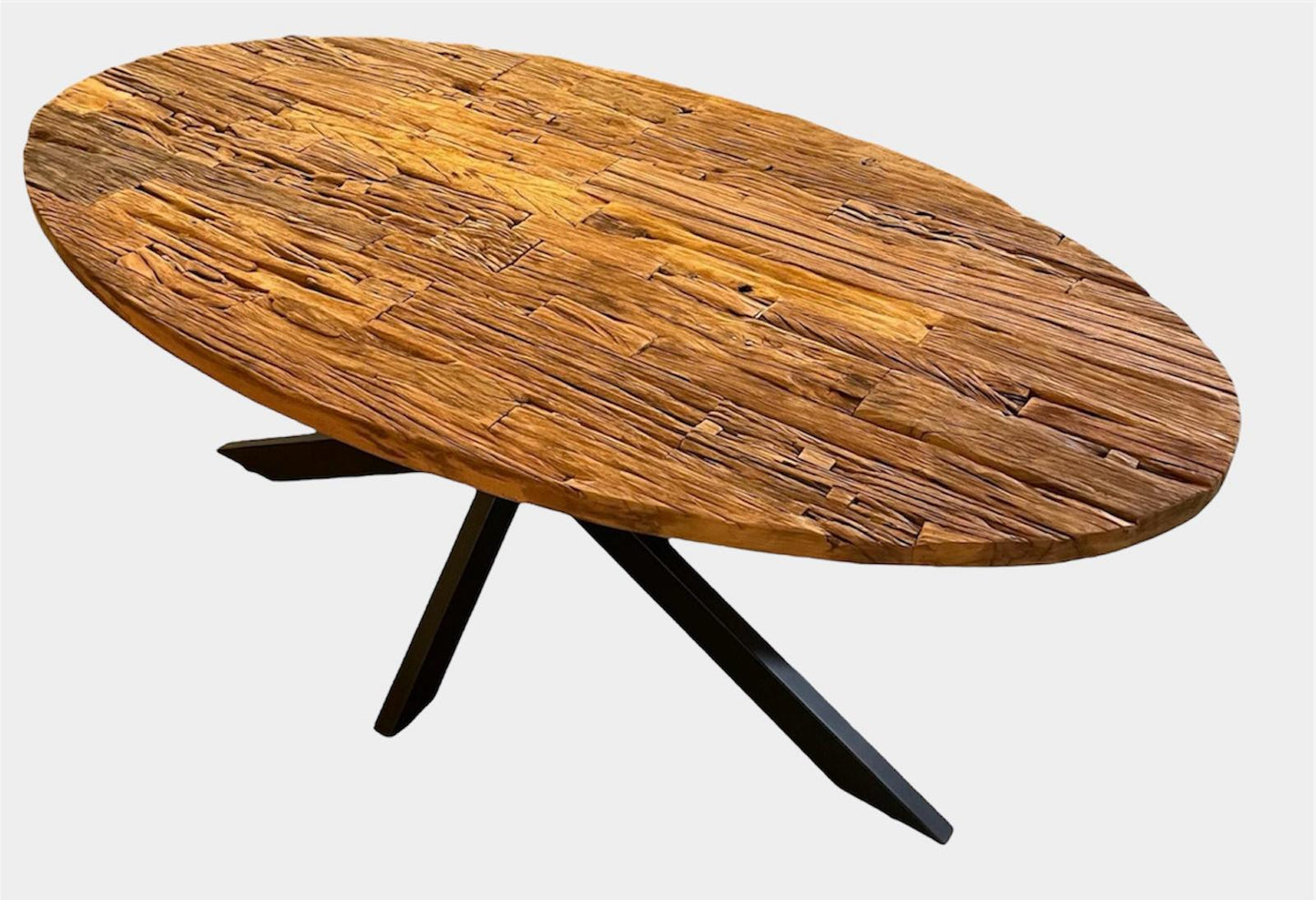 Eettafel wood zilver 180