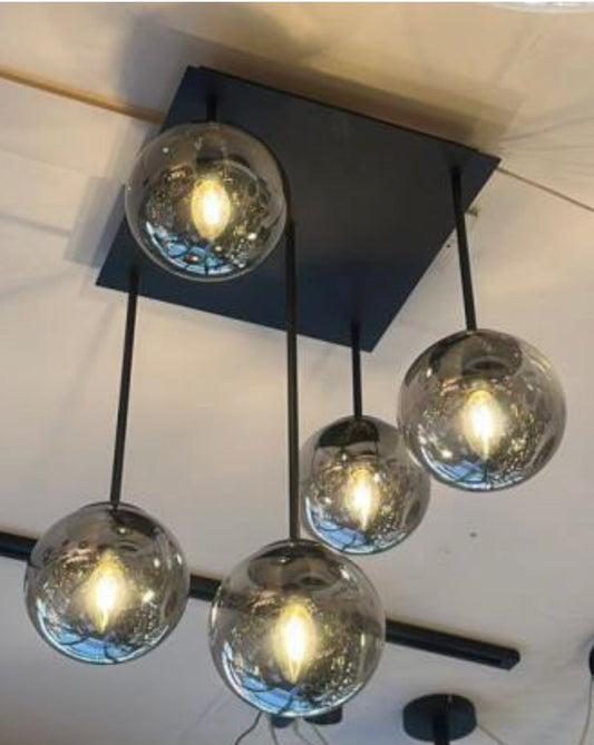 Plafondlamp 5 lampen
