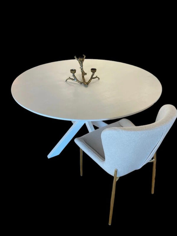 Tafel rond witte Ø130cm