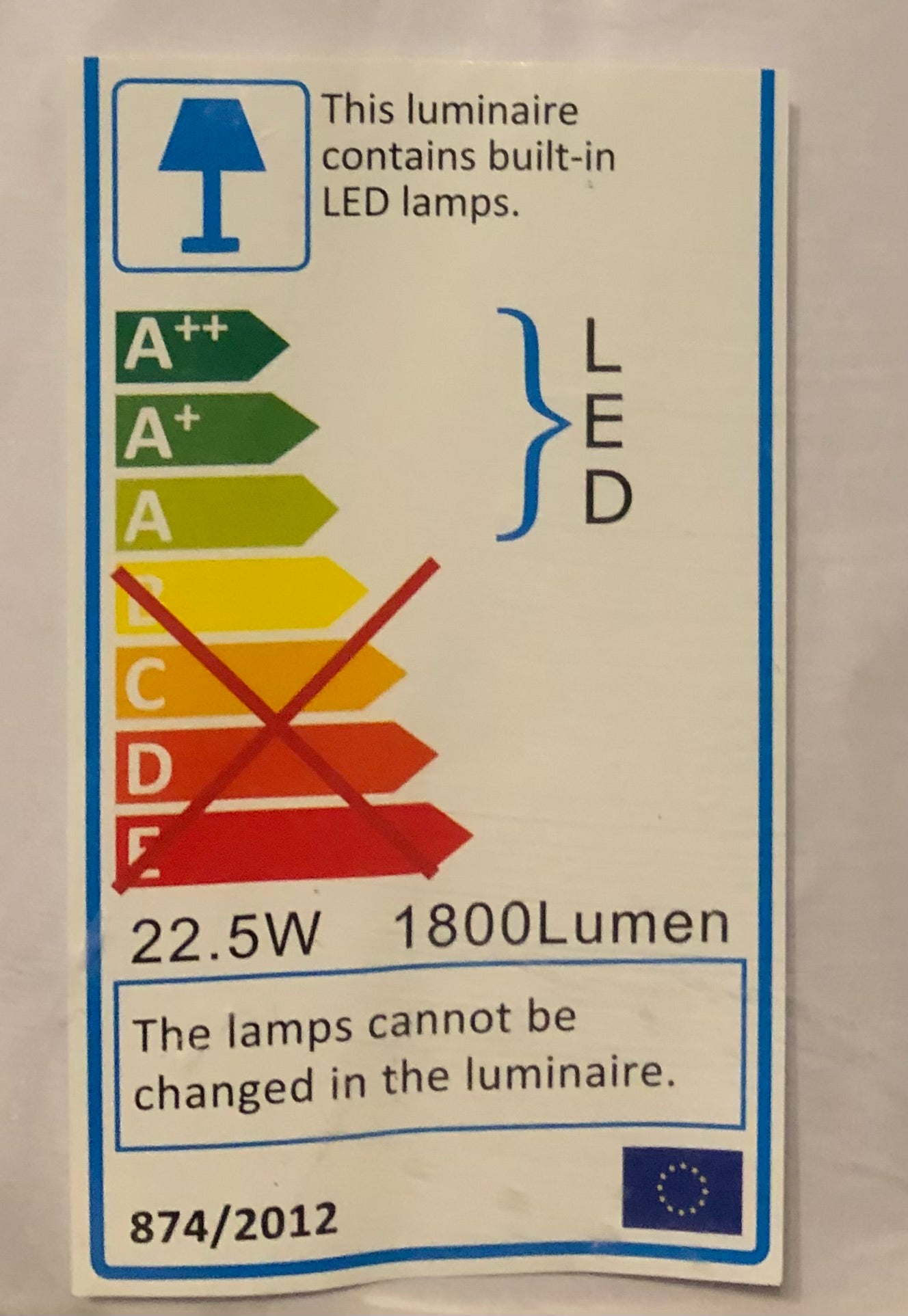 Diablo led vloerlamp