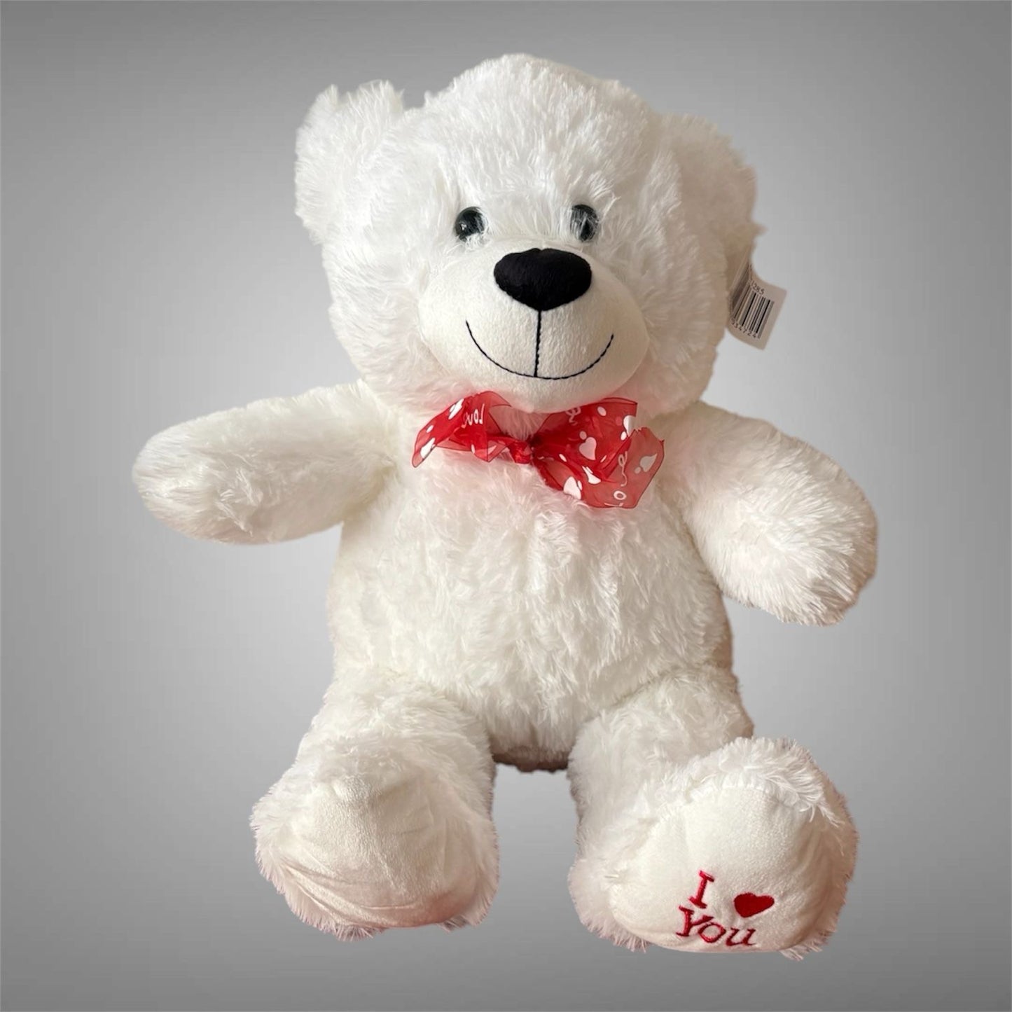 Witte Pluche Beer I Love You 50 cm