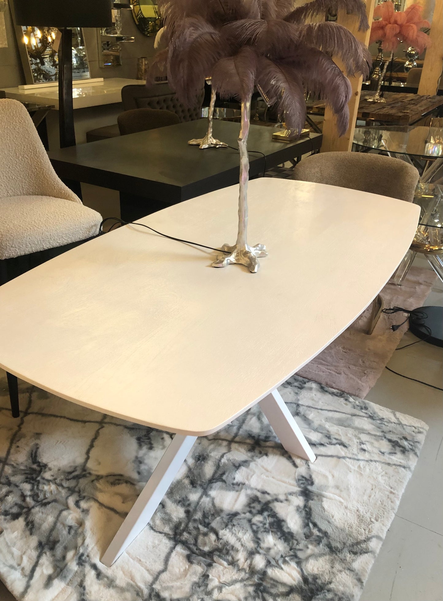 Tafel Danish oval witte 180cm