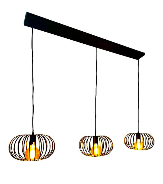 Hanglamp 3 lampen spiraal