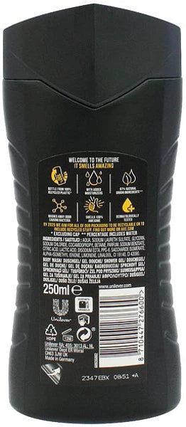 Axe Douche 250ml Zwart 3in1