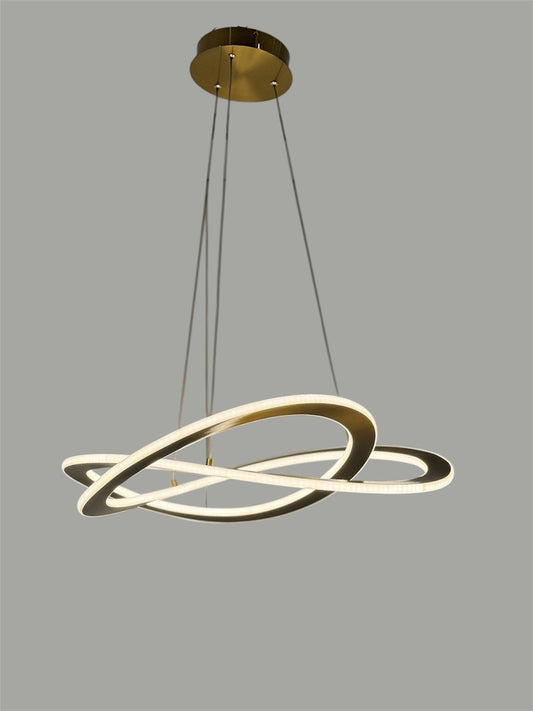 Infinity Led design hanglamp goud 60cm
