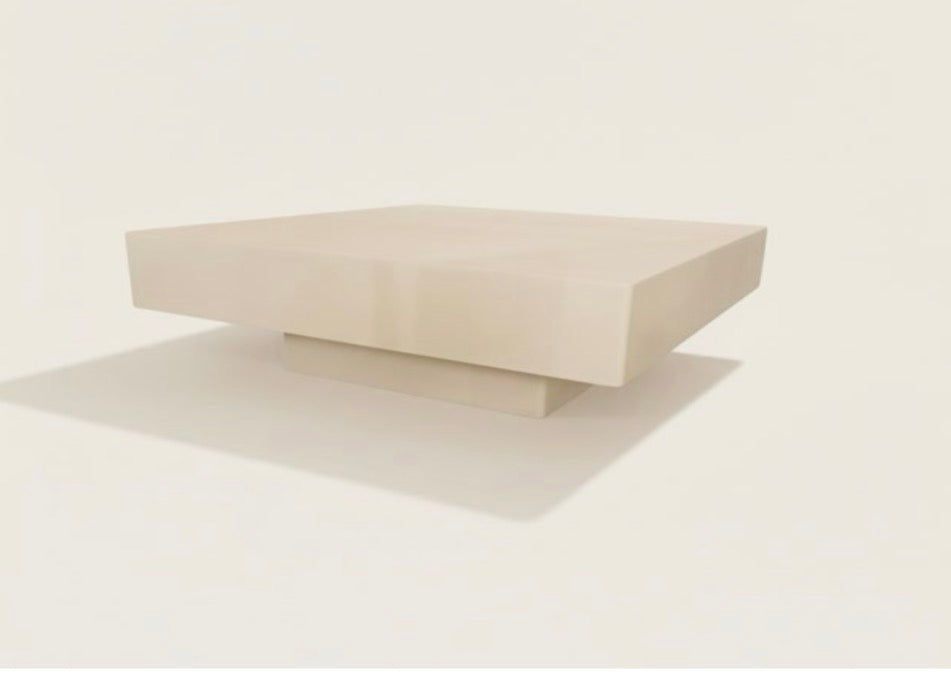 JAPANDI MDF COFFEETABLE 100CM 4KANT BEIGE MAT