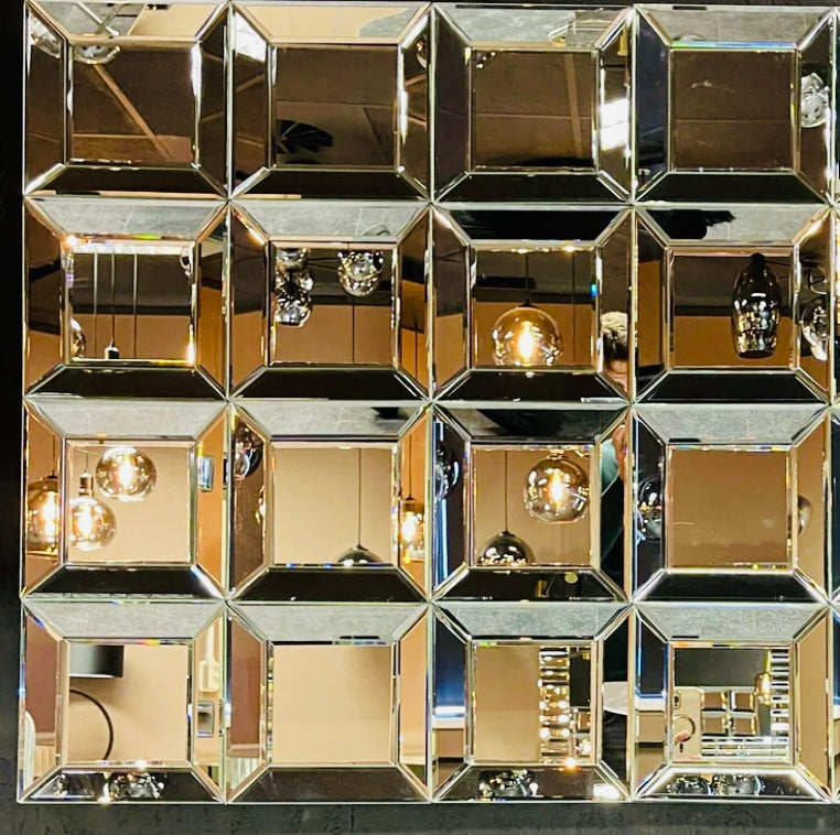 Spiegel groot vierkant 100cm