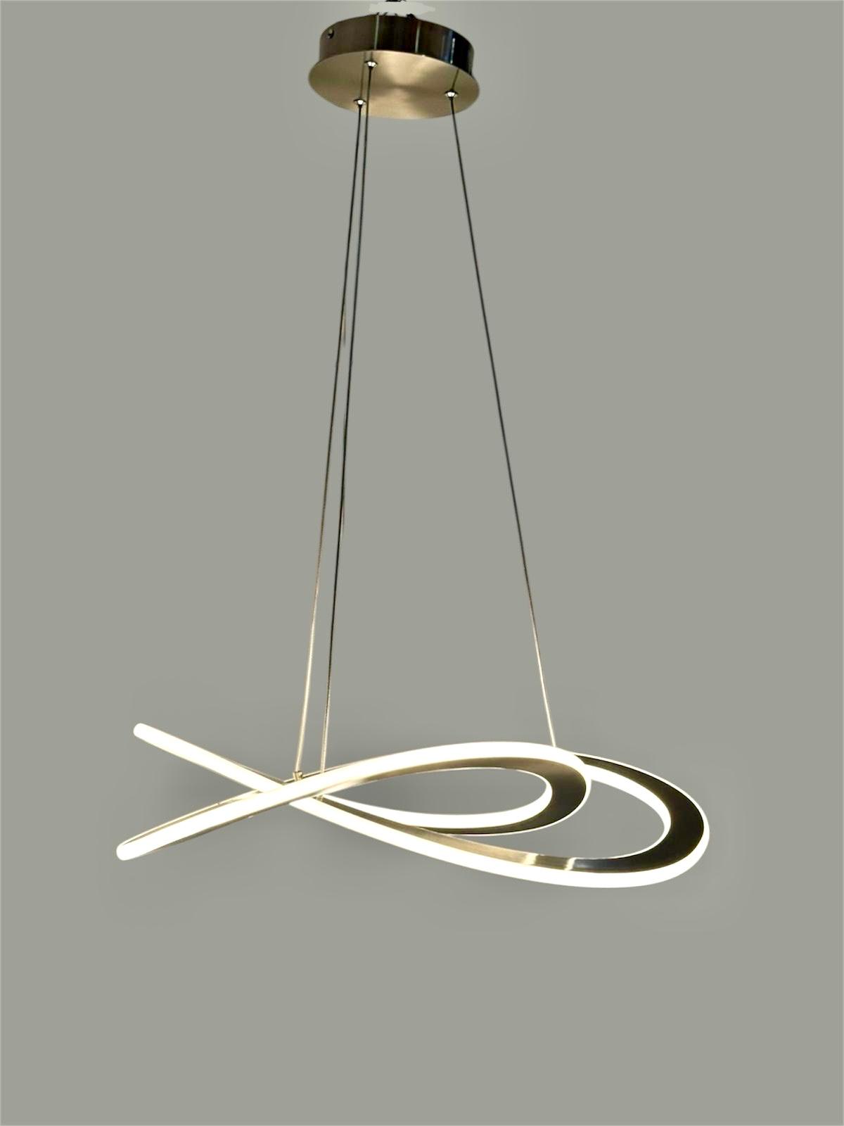 Infinity Led hanglamp zilver 60cm