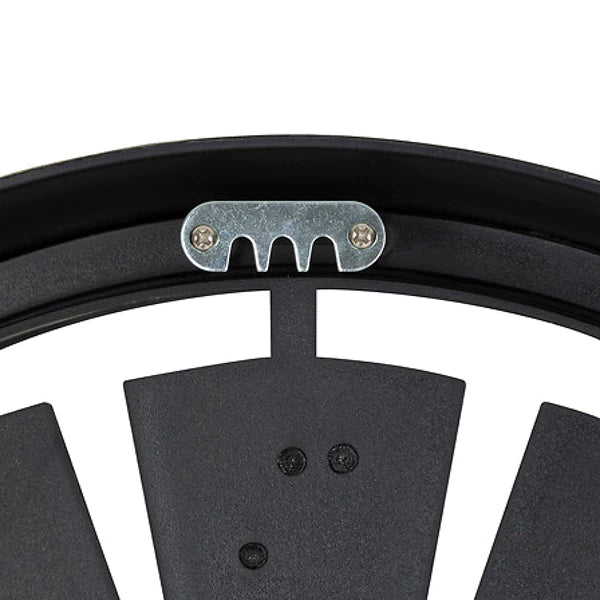 Davy wandklok, bruin kunststof D39cm