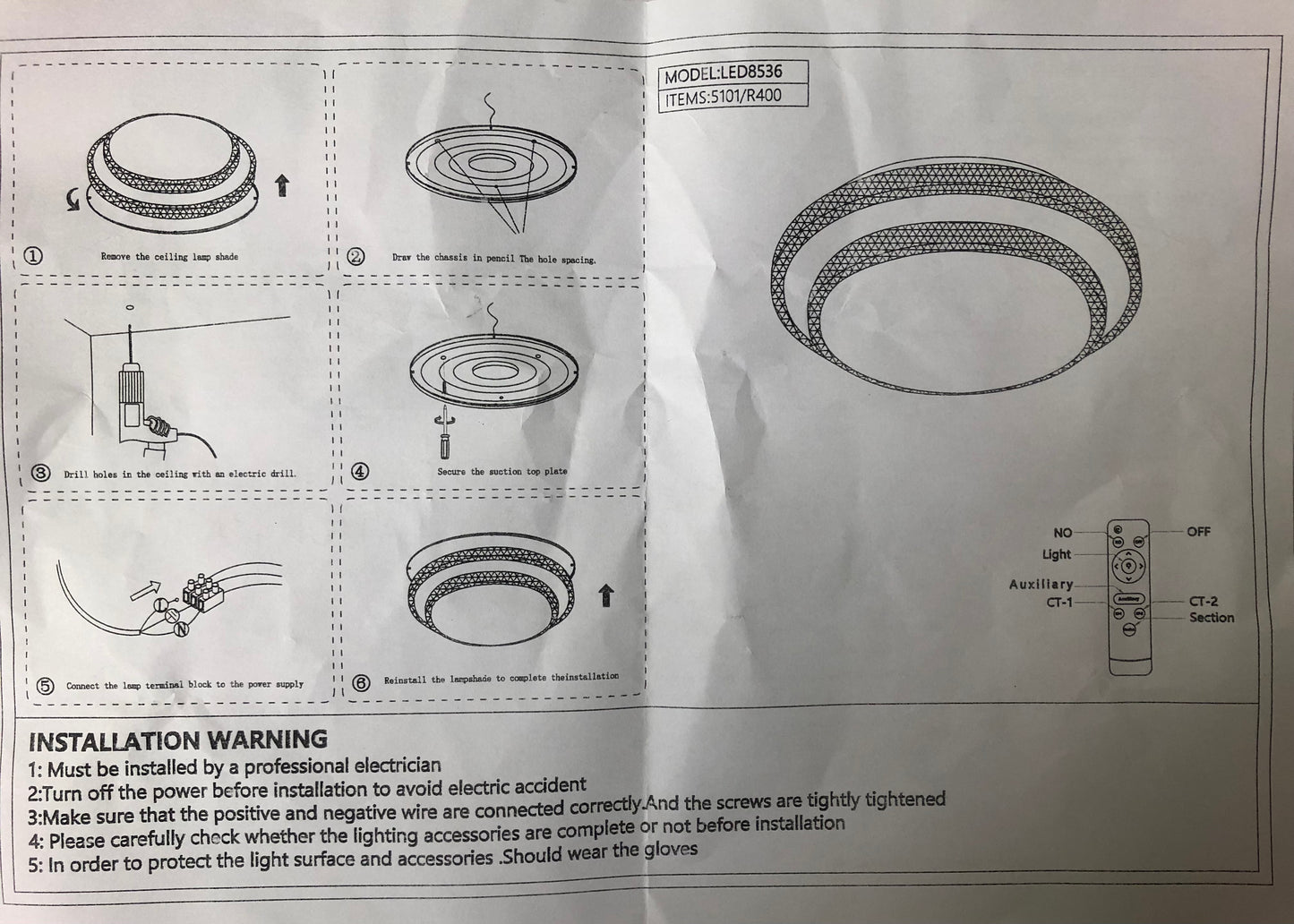 Led plafondlamp