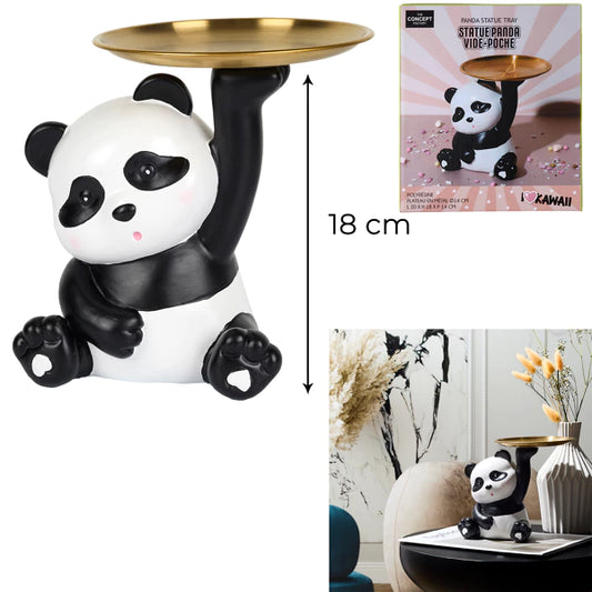 pandabeeld sleutel schaaltje  h18cm kawaii