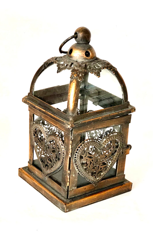 Lantaarn met glas klein