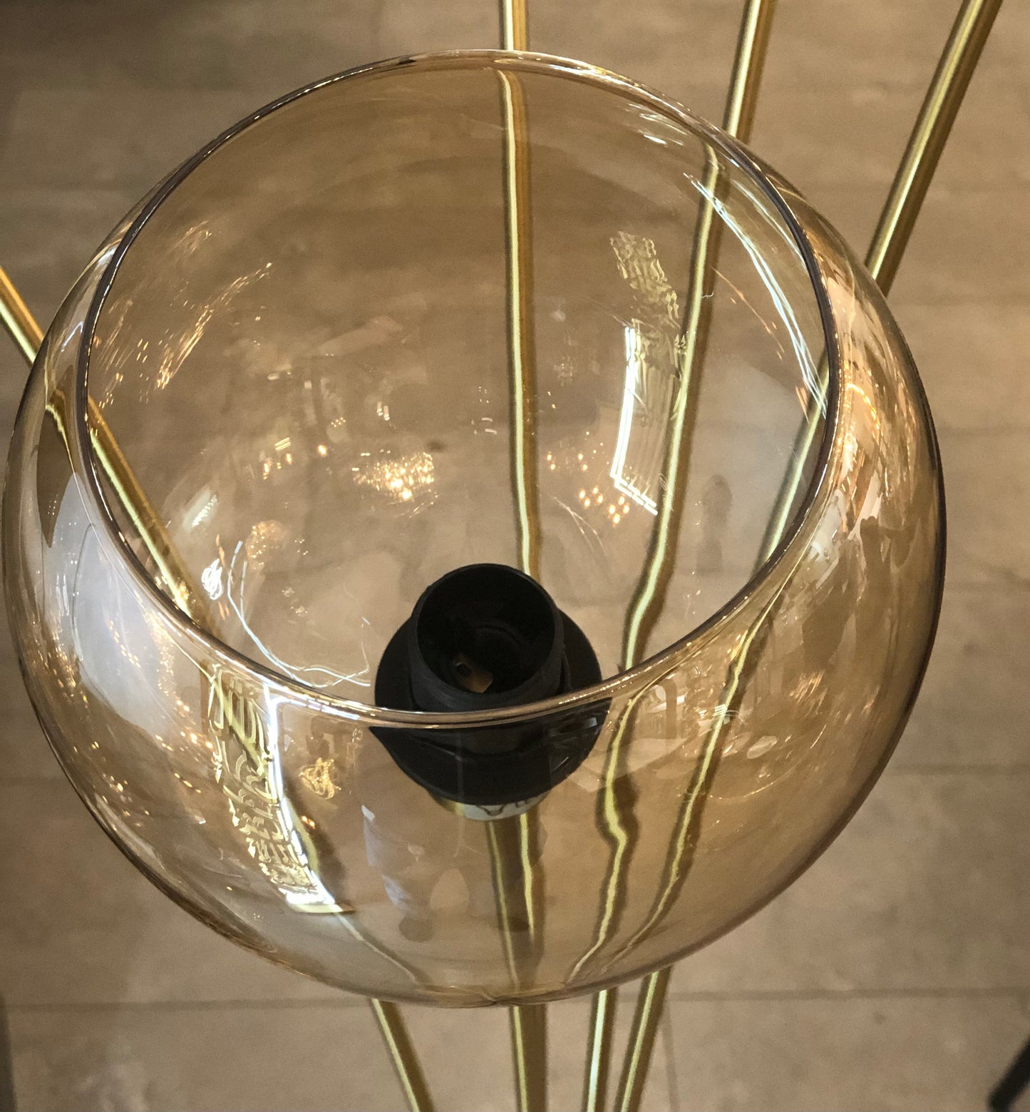 Vloerlamp ABMAZ 175cm goud