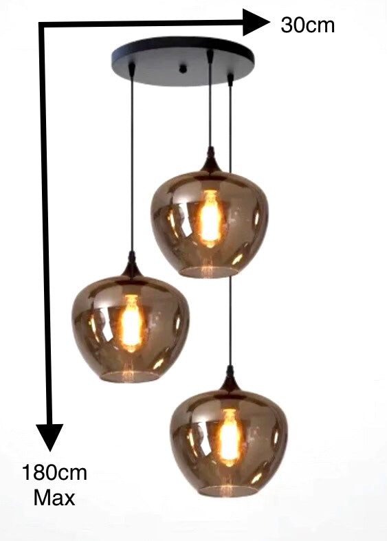 Hanglamp appelvormig