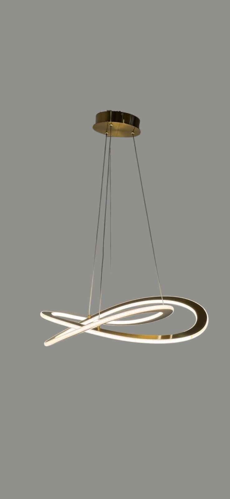 Infinity Led design hanglamp goud 60cm
