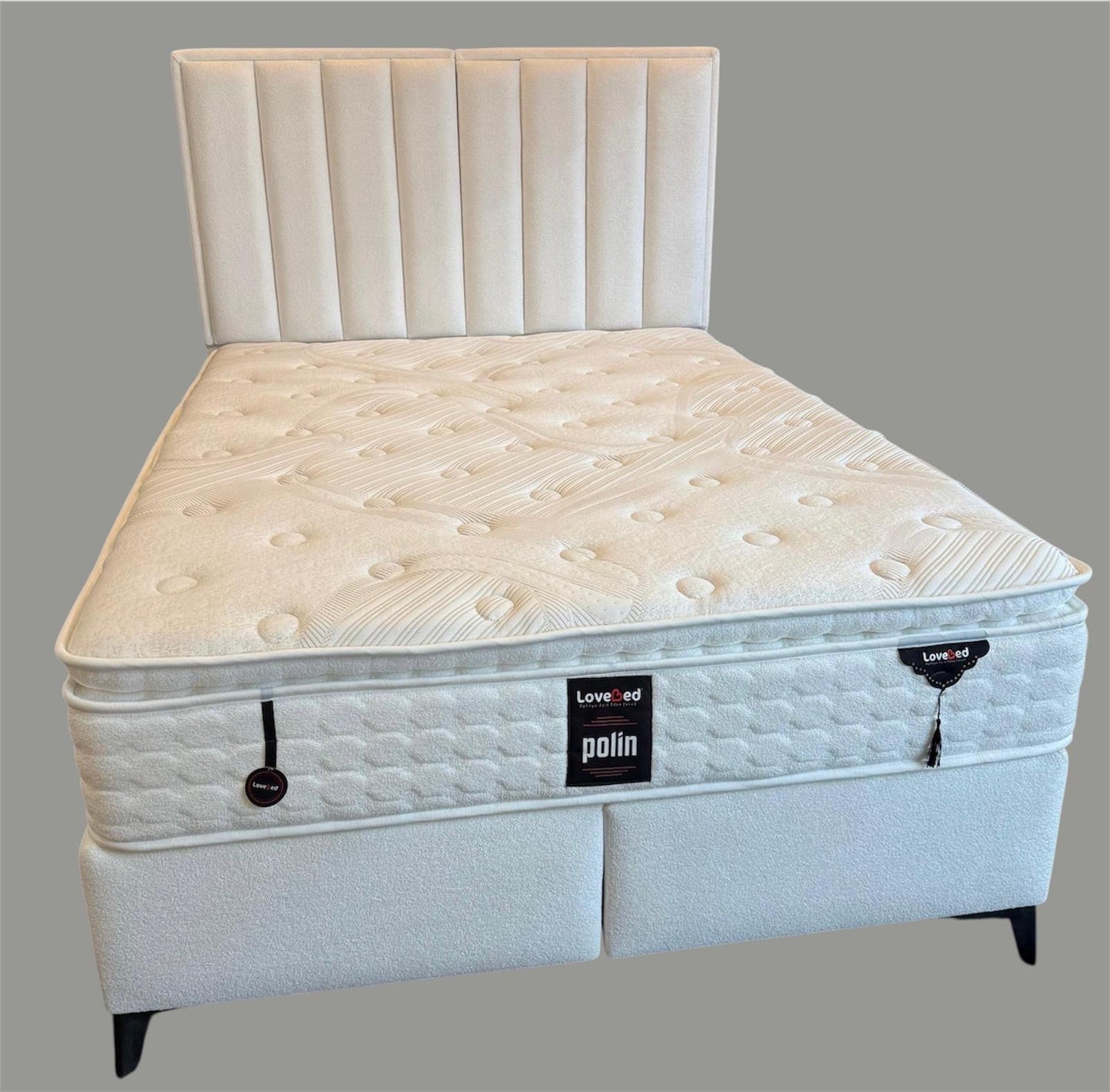 Bed of boxspring 120x200cm wit