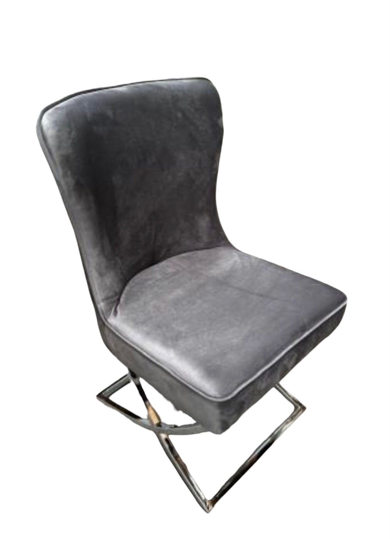 Eetkamerstoel Rixos grijs/zilver
