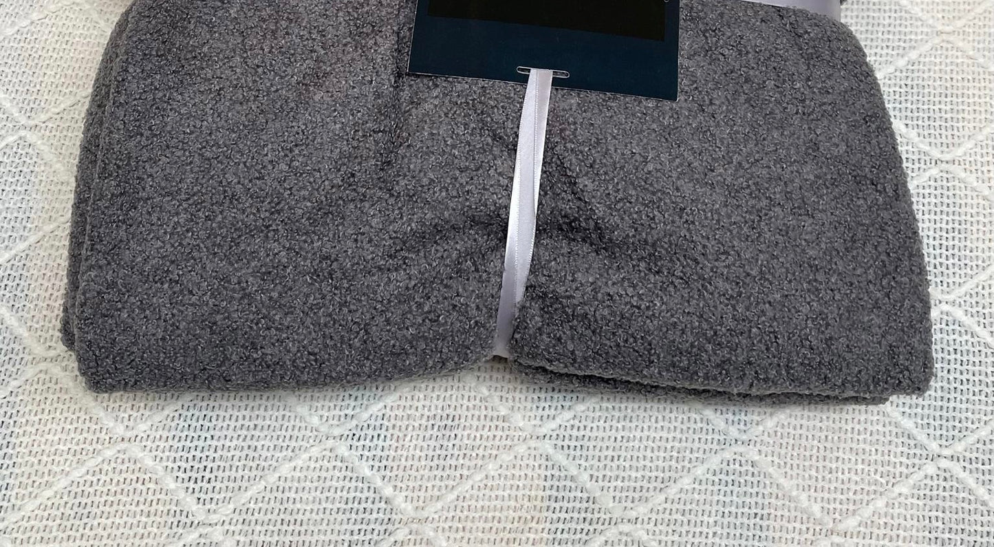 Plaid donker grijs