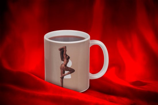Stripper Girl Thermo Magic Mug – Warmtegevoelige Kleurveranderende Mok met Sexy Illustratie – Funny Naughty Cadeau Beker voor Mannen, Humor Koffiemok, Magic Heat Cup