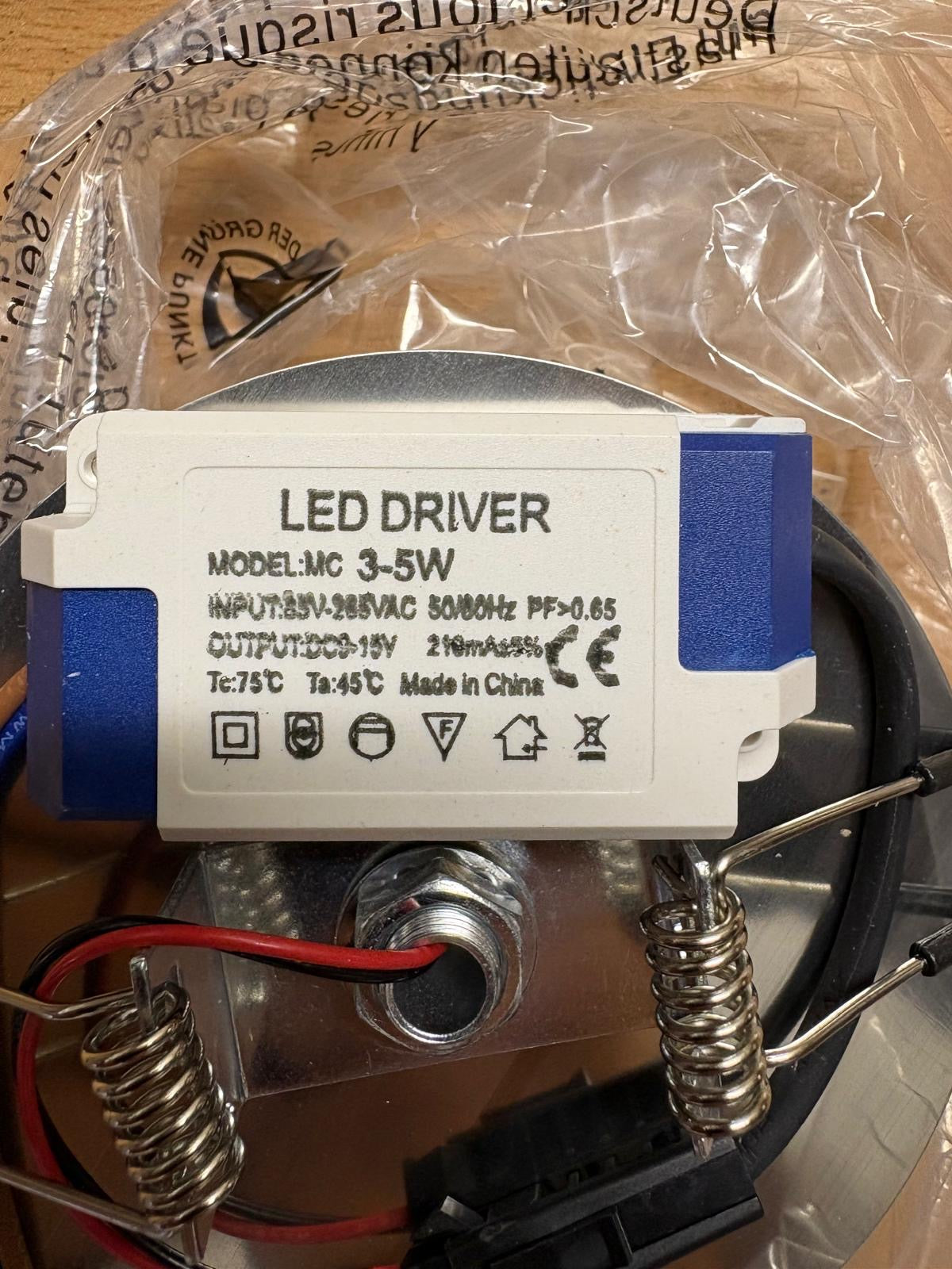 Inbouw spots LED plafond lamp kristal glas lamp verlichting wandlamp plafondlamp (wit)