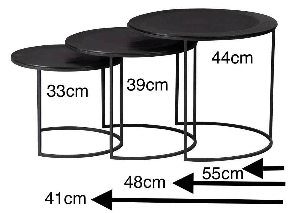 Driedelig Salontafel