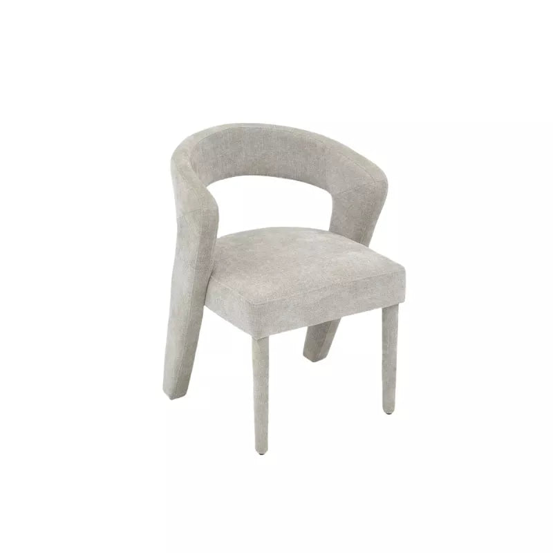 Gestoffeerd stoel beige