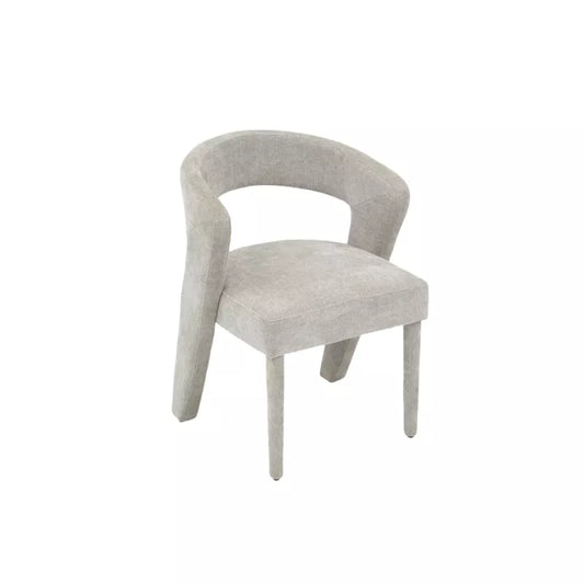 Gestoffeerd stoel beige