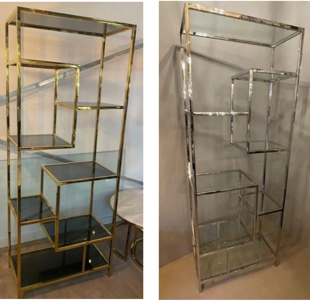 Wandkast goudkleurig