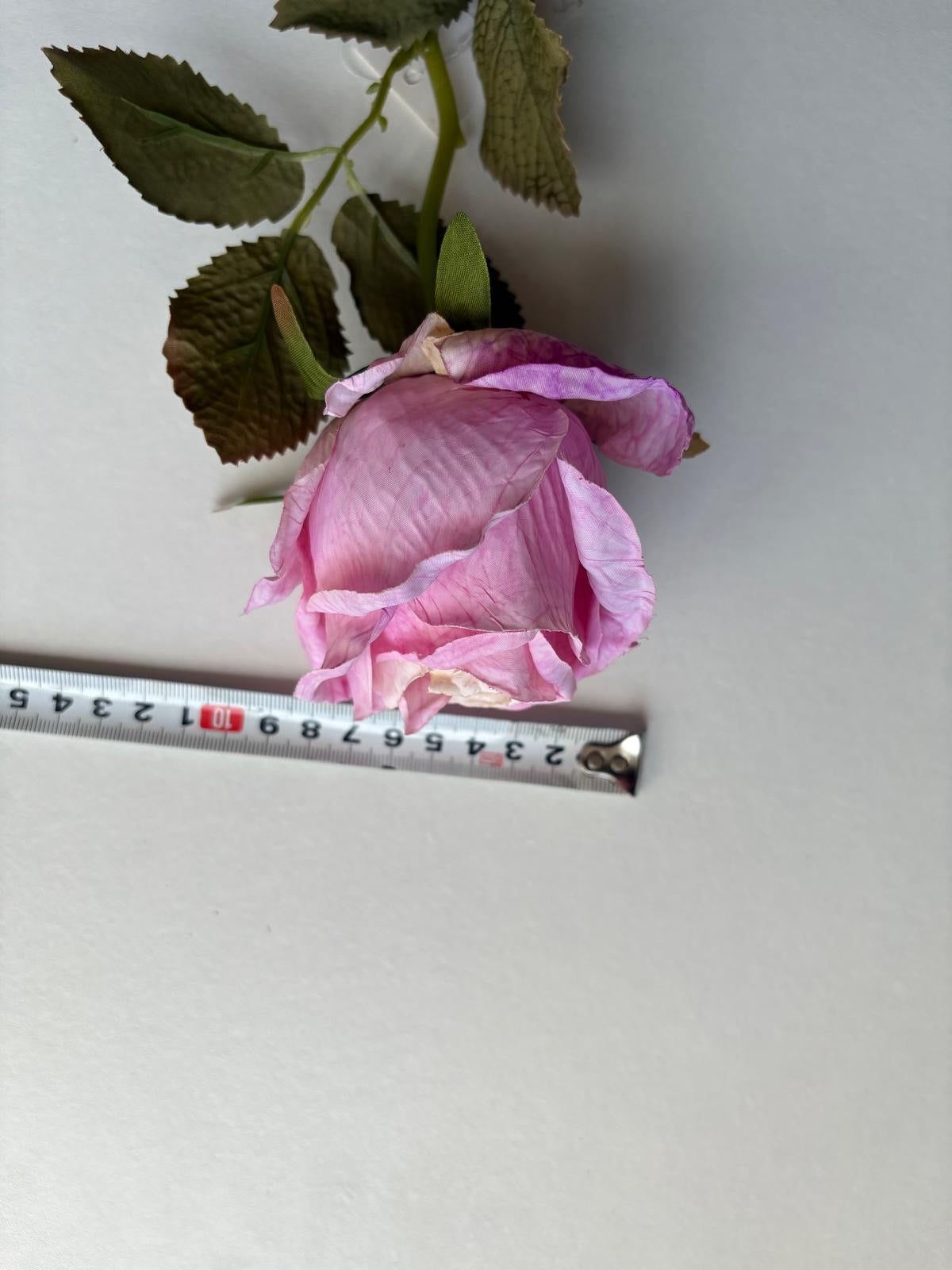 Luxe Roos halfopen XL 66x8cm roze (nummer 3)