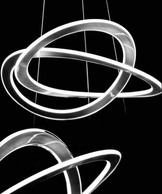 Infinity Led hanglamp zilver 60cm