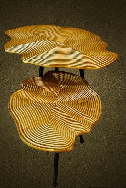 Design salontafel goud