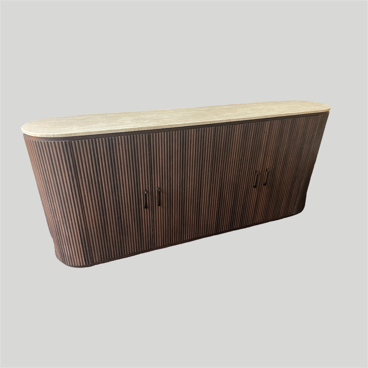 Dressoir Kimberly Travertin bruin 200cm